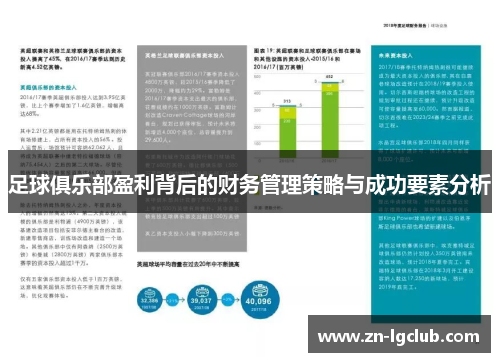 足球俱乐部盈利背后的财务管理策略与成功要素分析